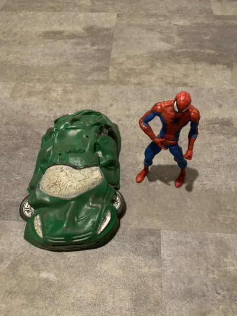 Diamond Select Marvel Select Spider-Man Action Figure with Car Base - Loose