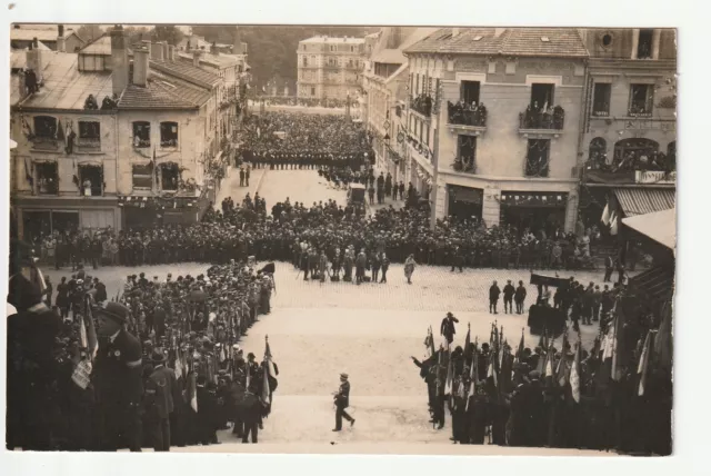 NANCY - CPA 54 - Rare coin de nancy carte photo J. Scherbeck Obseques de Lyautey