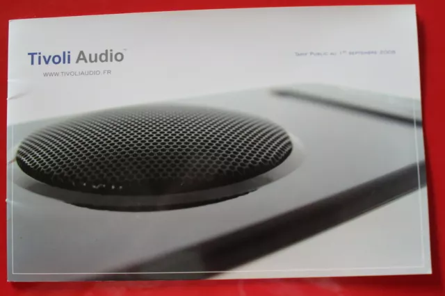 2008 - TIVOLI Audio / Catalogue illustré