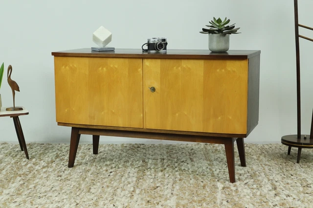 VINTAGE KOMMODE 60ER Jahre | Mid Century Flur Konsole Schrank Retro ...