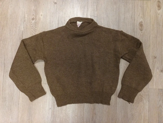 Pull Vintage Homme Légion Étrangère - 4ème RE - Jaune - Taille M - Occasion Bon état