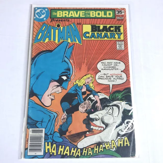 Brave and the Bold 141  DC Comics 1978  VG + 4.5 - 5.0 Batman Black Canary Joker