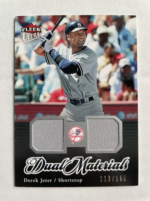 Derek Jeter 2007 Fleer Ultra Dual Materials Game Used Jersey /160