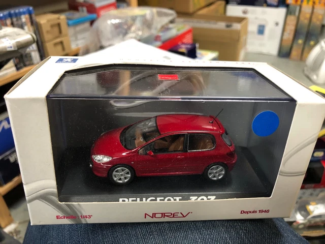 PEUGEOT 307 3P Restylee 1/43 NOREV Rouge Grena 473740