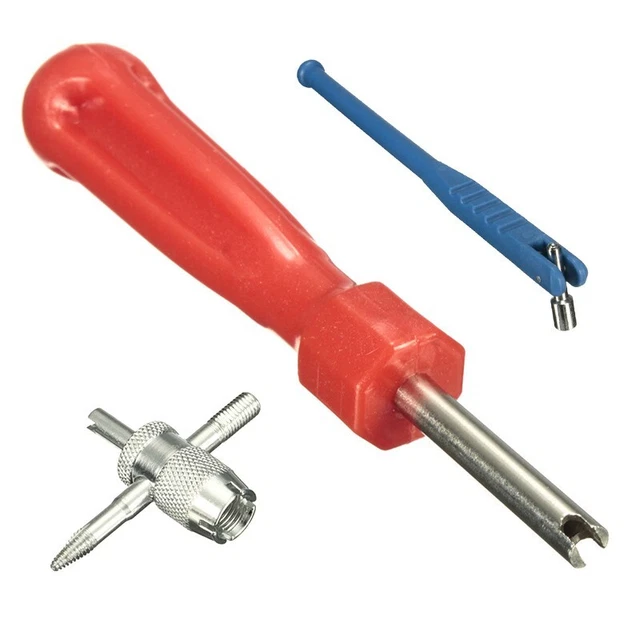 Set di strumenti valvola pneumatici auto moto bicicletta versatile riparazione completa