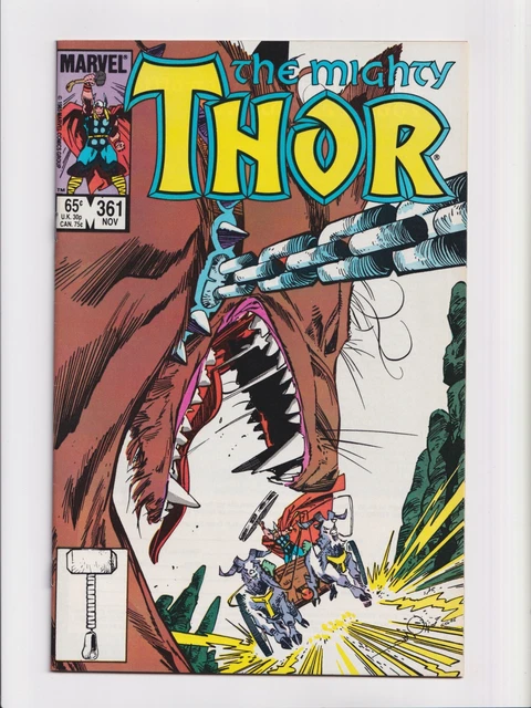 The Mighty Thor #361 Marvel 1985 Double Cover Vintage Bronze Age Comic Book