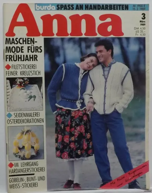 Anna burda Spass an Handarbeiten Heft 3 - 1989