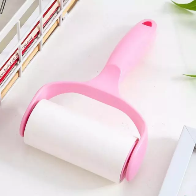 Lint Roller Hair Adhesive Sticky Remover Pet Dog Hair Clothes Sofa Dust Cle O1U7