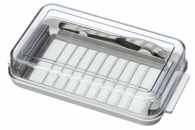 NEW Stainless Cutter Butter Slicer w/ Case and Knife Kitchen tool Made in Japan