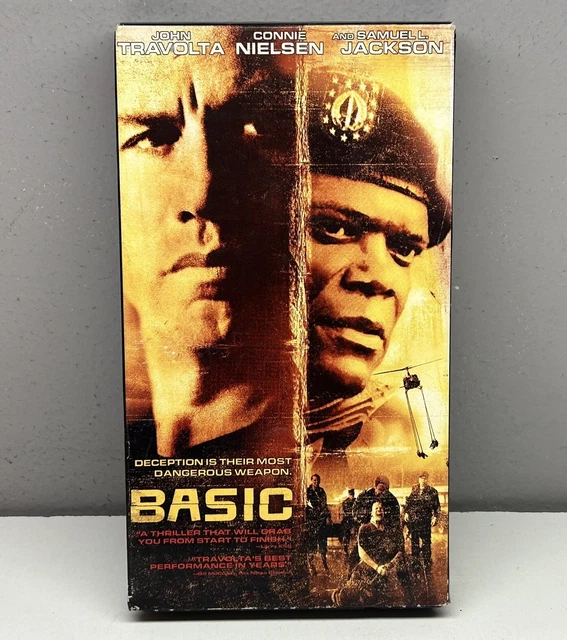 BASIC VHS 2003 Video Tape John Travolta Samuel L. Jackson Movie BUY 2 ...