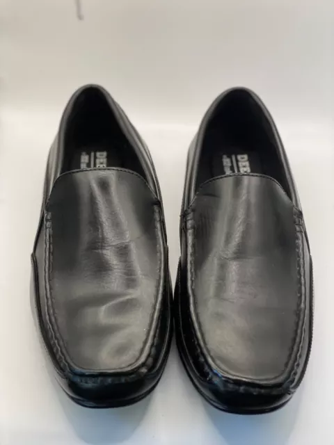 Deer Stags Men's Memory Foam Loafer Black Mens size 11 Wide/ Drive Slip-On