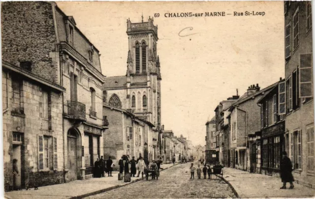 CPA CHALONS-sur-MARNE Rue St-LOUP (490912)