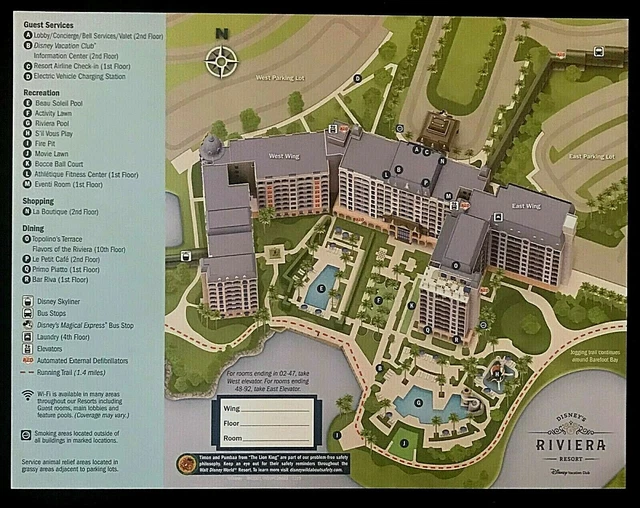 Theme Part Guide Map NEW WALT DISNEY World Fort Wilderness Resort Map + 4 Theme Park Guide ...