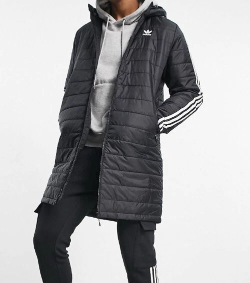 Adidas longline on sale puffer jacket