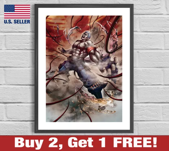 Tekken Bryan Fury 18" x 24" Poster Print Game Room Man Cave Wall Art Wall Decor