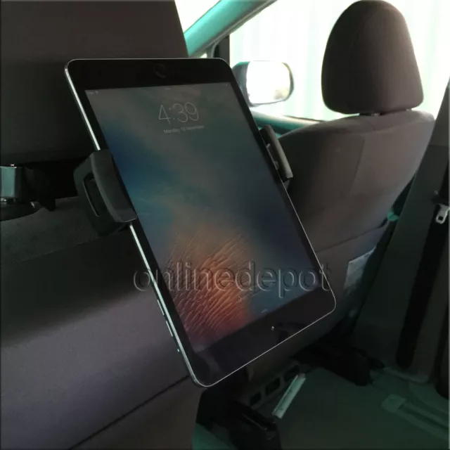 Car Back seat 360° Rotating Headrest Mount Holder For iPhone iPad Samsung Tablet