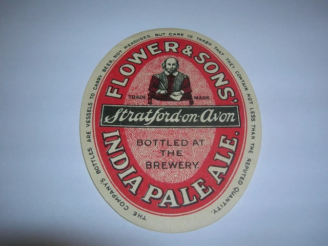 FLOWER & SONS  India  Pale  Ale  Stratford-on-Avon  INGHILTERRA - ENGLAND