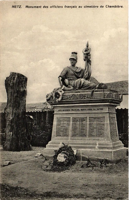 CPA AK METZ Monument to the French Officers at the Chambiere Cemetery (393246)