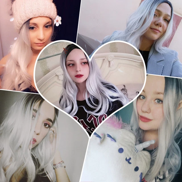 Perruque De Cheveux Femme Quotidienne Cosplay Perruque Frisé