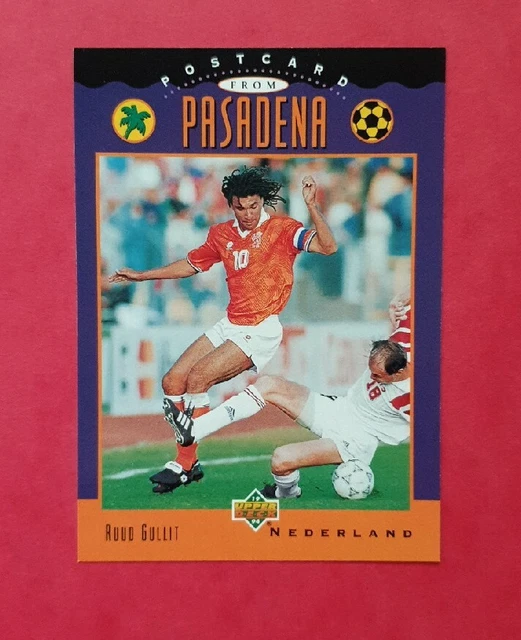 Ruud GULLIT - - URSS / Pays Bas - Finale Championnat d'Europe 1988