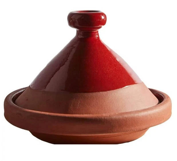 Verve Culture Moroccan Cooking Tagine for Two, Red