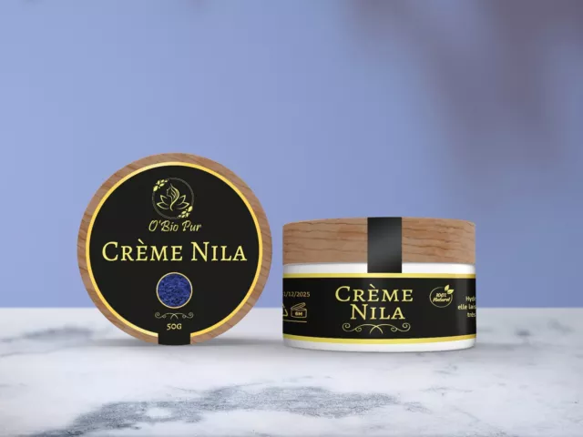 Crème Wadaa et Nila Bleu - 80g (lot de 6 pots) - Grossiste Orient