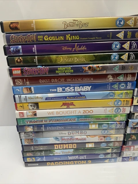 childrens-dvd-bundle-x-36-disney-wb-pixar-dreamworks-job-lot