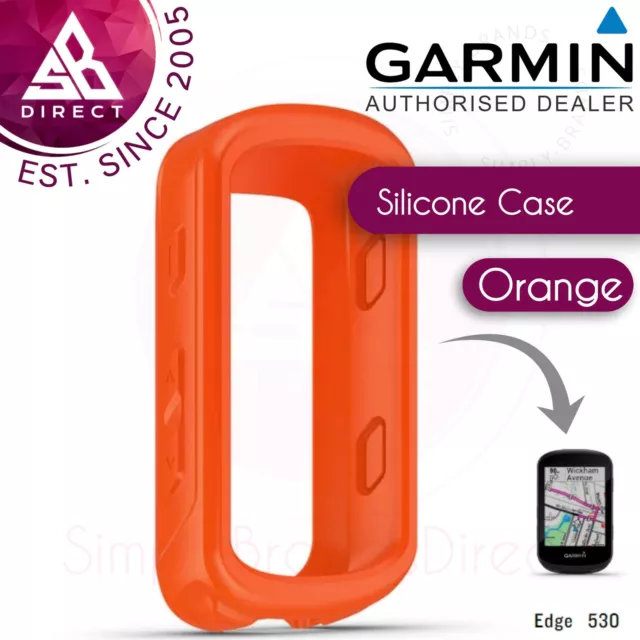 Garmin Protective Silicone Case Cover│For Edge 530 GPS Bike Computer│Orange