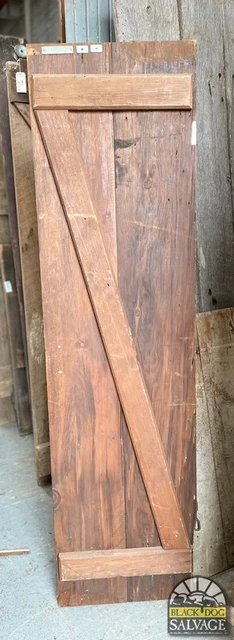 Barn Door, 17" x 64", Western Cedar "Z" Brace, "Story Book" Salvage