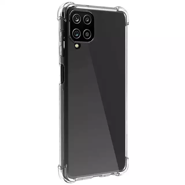 TPU Gerundete Kanten Hulle Tasche Stoßfest Transparent fur Samsung A12/M12