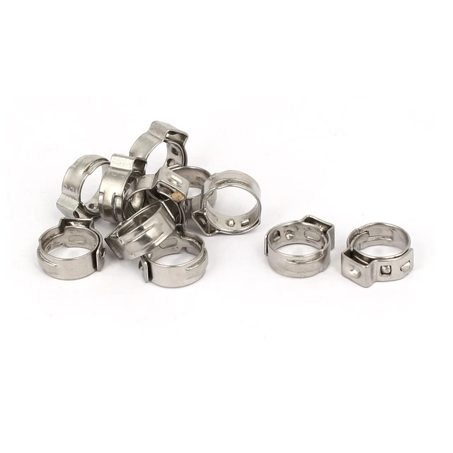 8.3mm-10mm 304 acier inox câble ajustable Colliers serrés tuyau 10Pcs