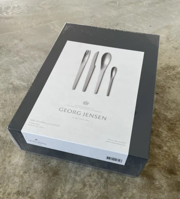 Georg Jensen Arne Jacobsen Cutlery - Set of 16 - Brand New In Box
