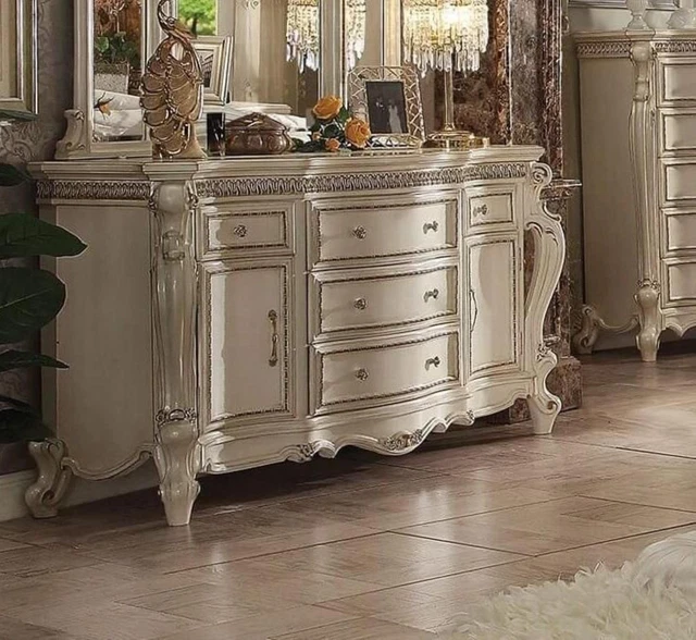 Acme Dresser in Antique Pearl Finish 26885