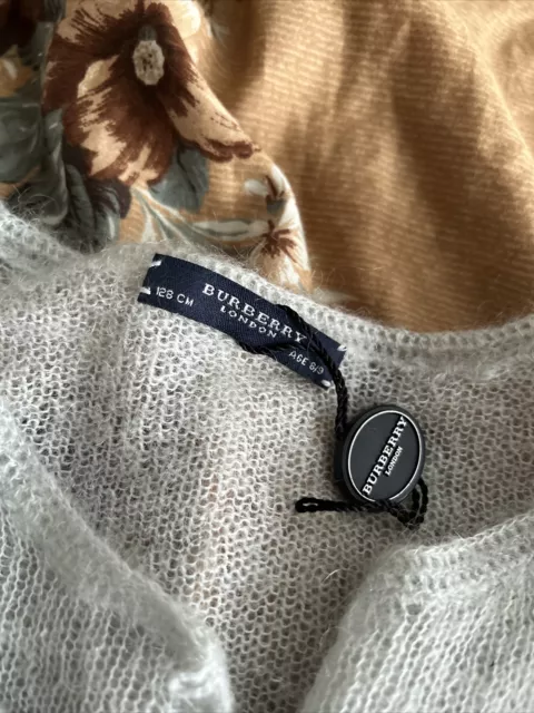 Burberry Girls Cardigan, 8 years vgc