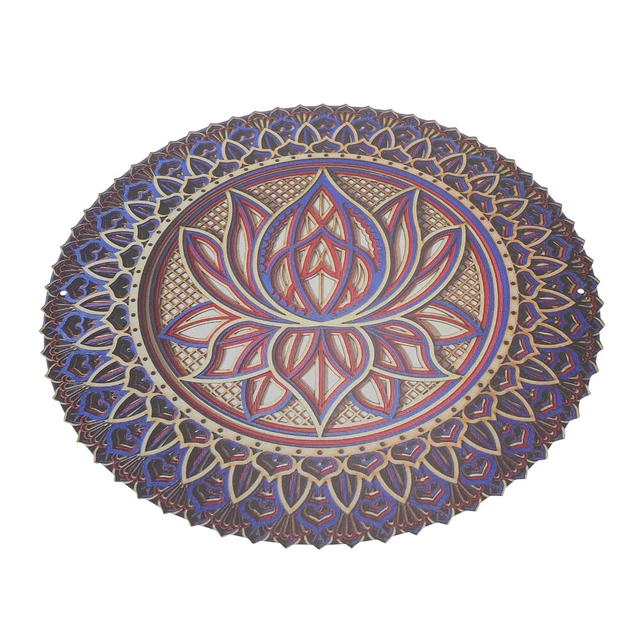 Metall Macrame Wand Hängen Dekoration: Mandala Wandkunst Eisen Wand Dekor für