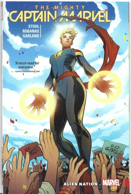 Marvel - THE MIGHTY CAPTAIN MARVEL - Alien Nation - Vol. 1 -SC/NEW/FREE SHIP(US)