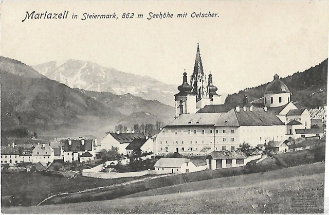AK Mariazell in Steiermark. ca. 1906, Postkarte. Ca. 1906, Verlag K. Ledermann