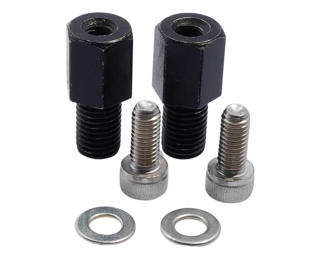 Kit de montage rétroviseur d'extrémité de guidon SHIN YO M10x1,25 sur M6x1 Unive