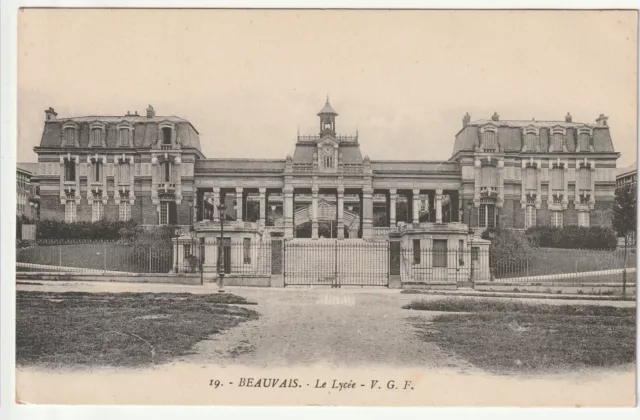 BEAUVAIS - Oise - CPA 60 - le Lycée