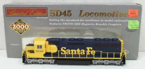 Proto 2000 30719 HO Scale Santa Fe ATSF EMD SD45 Diesel Locomotive #5547 LN/Box