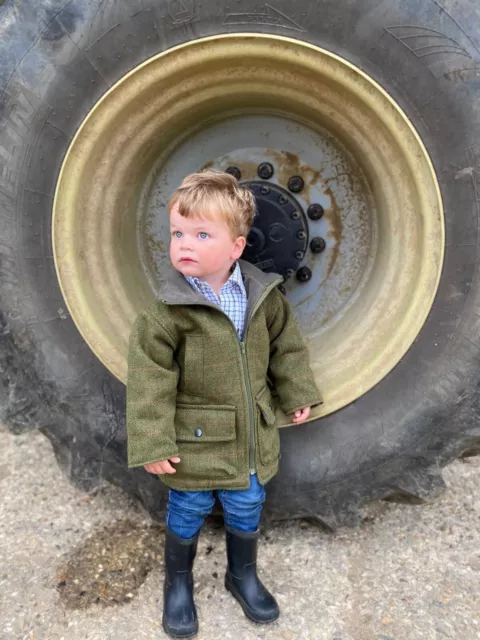 Baby boy on sale tweed coat