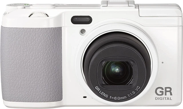 RICOH Digital Camera GR DIGITAL IV White Edition From Japan Fedex [Excellent]