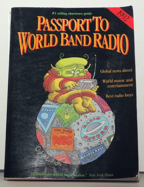 1992 Passport to World Band Radio - REVIEWS + AM FM SHORTWAVE FREQUENCIES + ADS