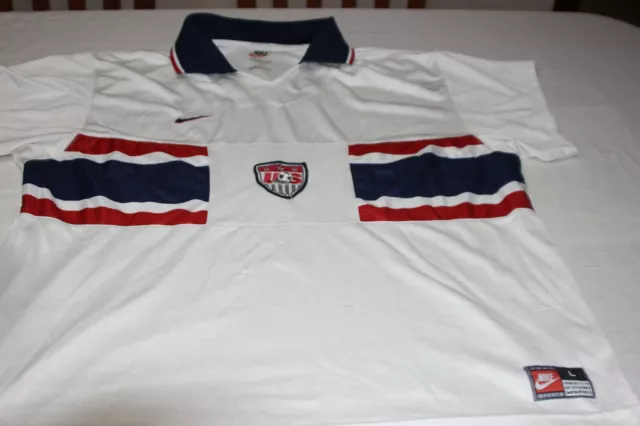 Camiseta Oficial Futbol Vintage Seleccion Usa De 1995-98 Marca Nike Talla  L