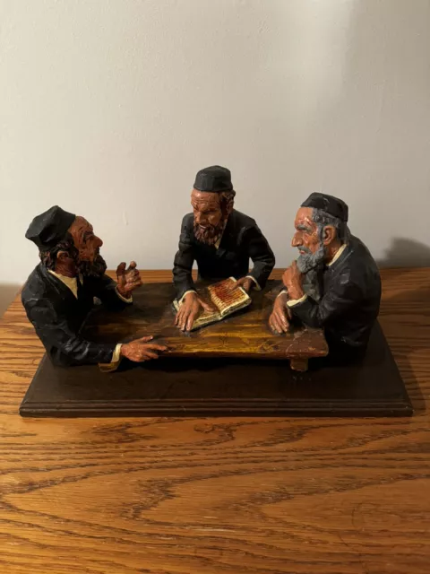 Judaica Sculpture "THE MIDRASH"  R Wright, David Kaplan 81/500