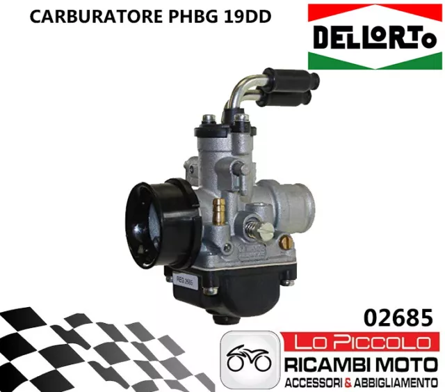 02685 Carburatore Dell' Orto Phbg 19 Dd Minarelli Verticale E Orizzontale C/ Mix