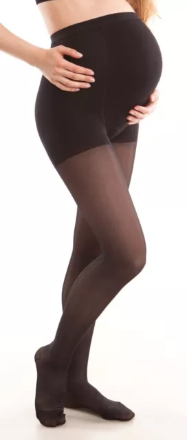 Gabrialla Maternity Compression Pantyhose, Black style 260 sz m 20-22 mmhg