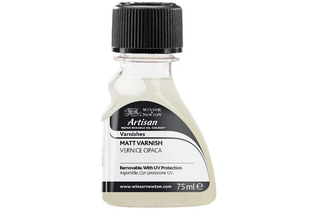 Barniz mate mezclable con agua artesanal Winsor and Newton - 75 ml