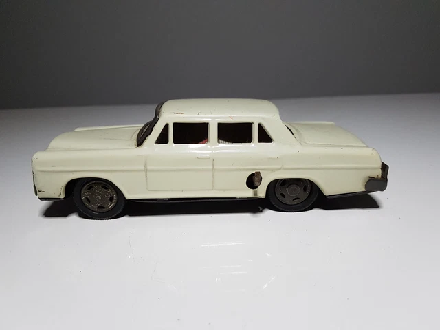 Ichimura Japon – Mercedes 250 SE 1966 – Tôle Friction – 18 Cm – Boîte D'origine