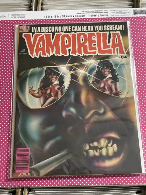VAMPIRELLA #84 STEVE HARRIS AFRO DISCO TERROR COVER 1980 warren rudy nebres